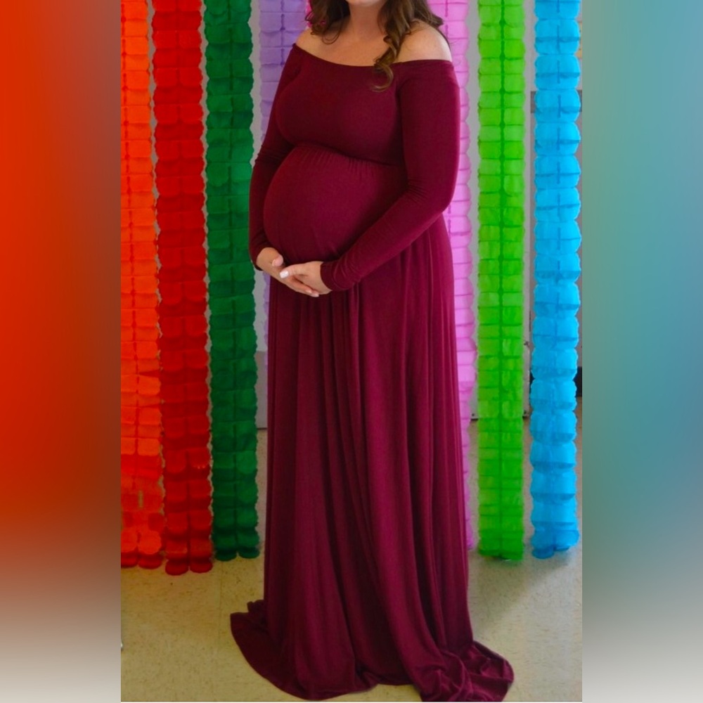 Pink Blush Maternity Dress